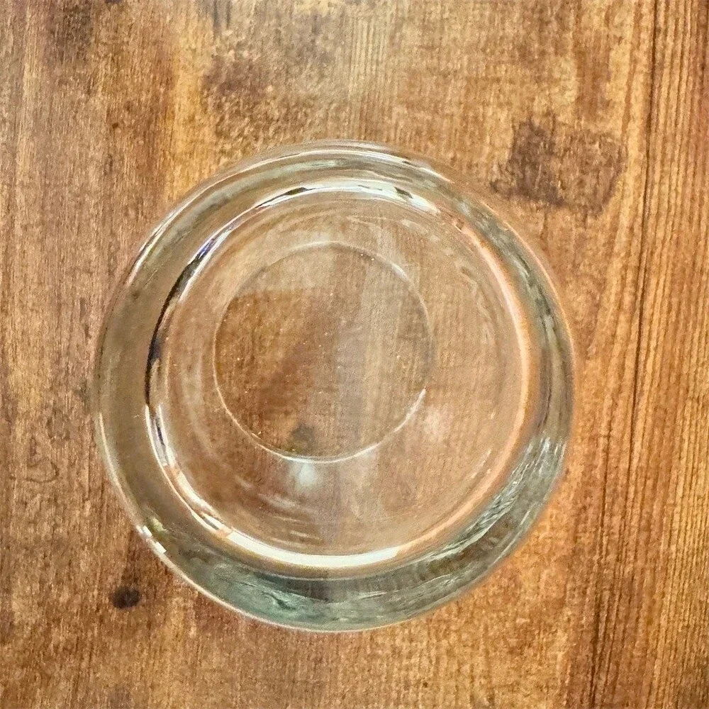 Chivas Regal Swirl Rocks Glass Lowball Tumbler Etched Logo Heavy Base